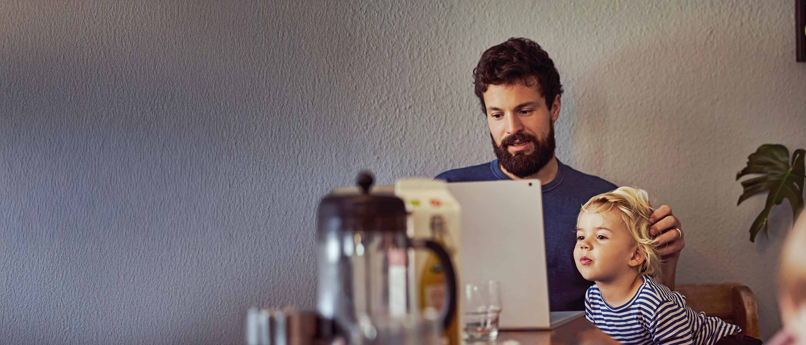 Familieliv i bolig med småbørn og hjemmearbejde