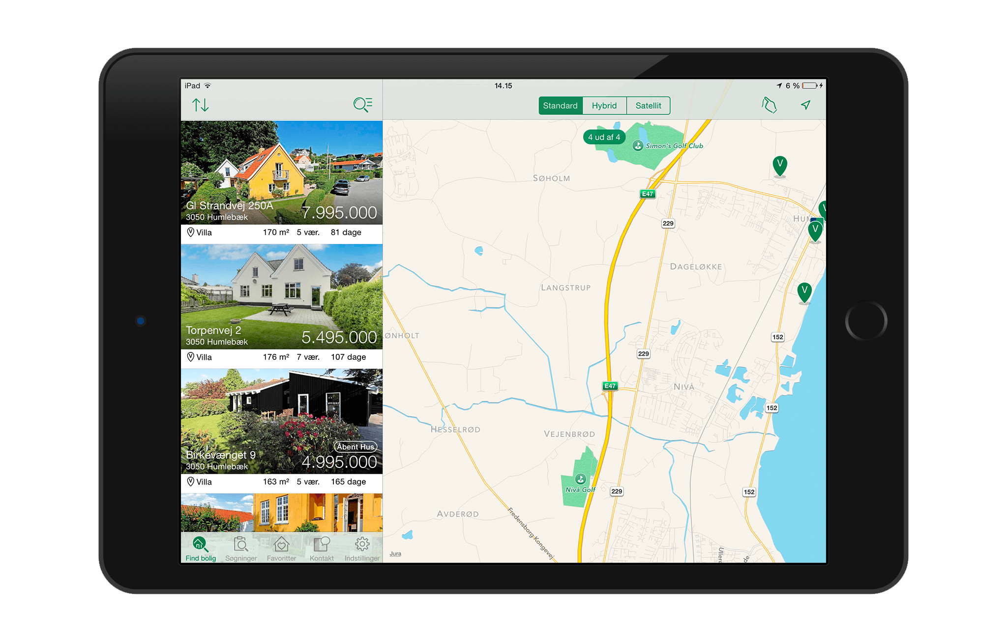 Ipad viser maps