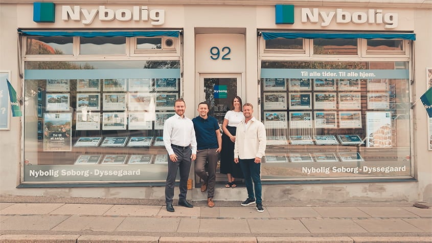 Forretningsfoto Nybolig Soeborg Dyssegaard